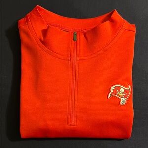 Nike Bright Red Quarter-Zip Pullover
